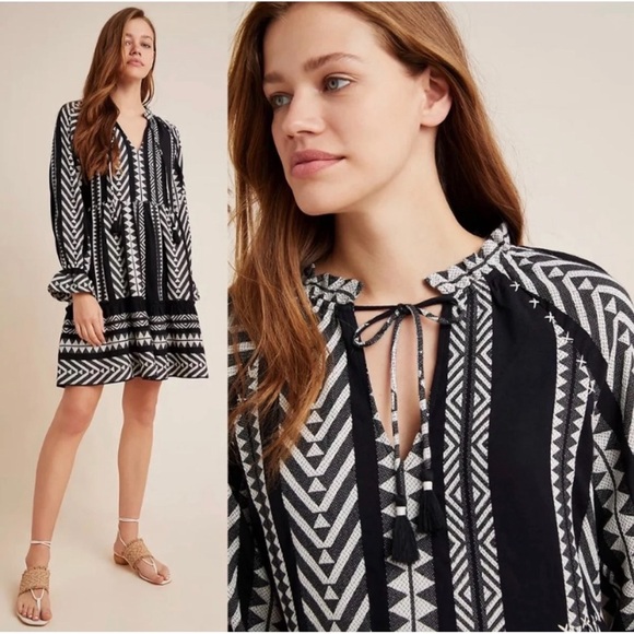 Anthropologie Dominique Tunic Dress NWT Size XS - Picture 2 of 16